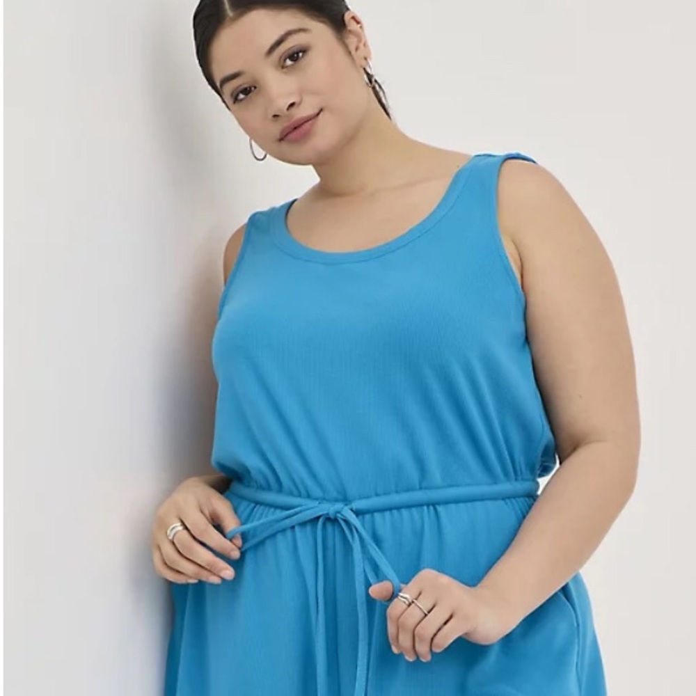 LOWEST🌺  NWT TORRID 3X DRAWSTRING WAIST SOFT SHORTS ROMPER - Picture 6 of 14